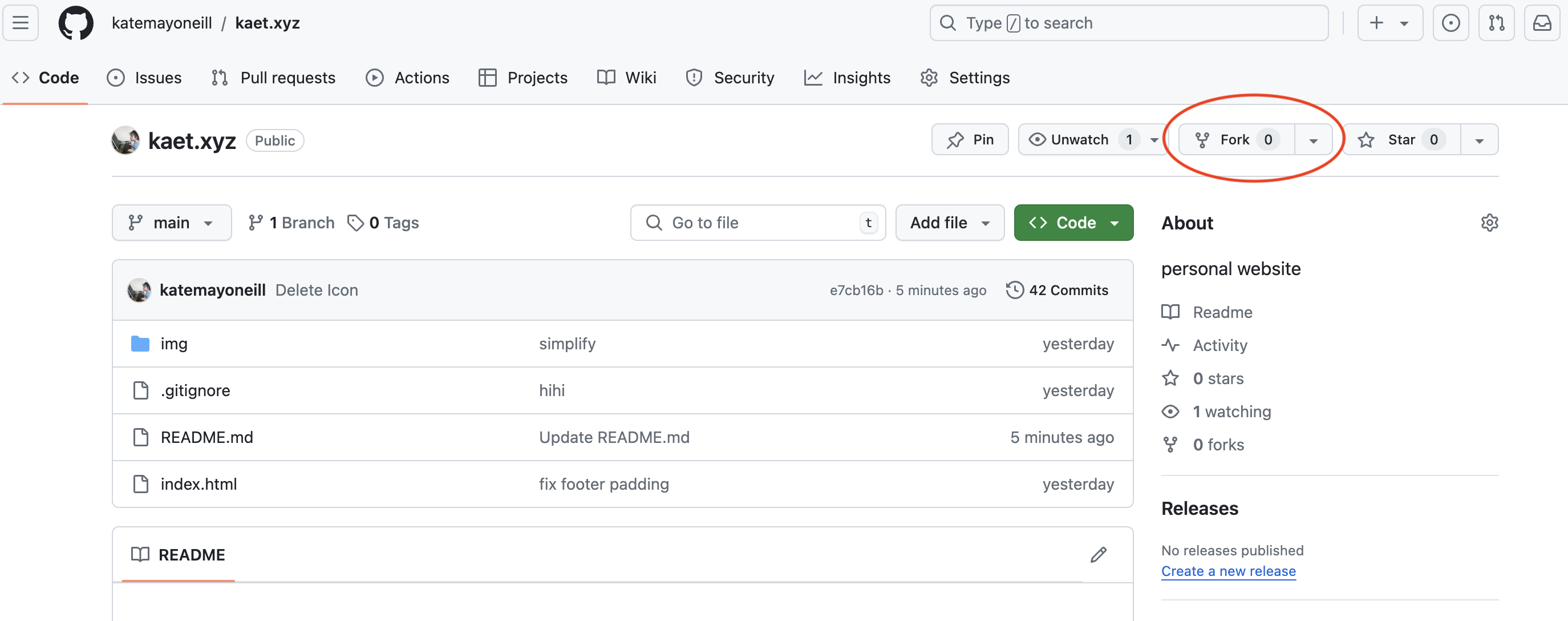 kaet.xyz repository on github